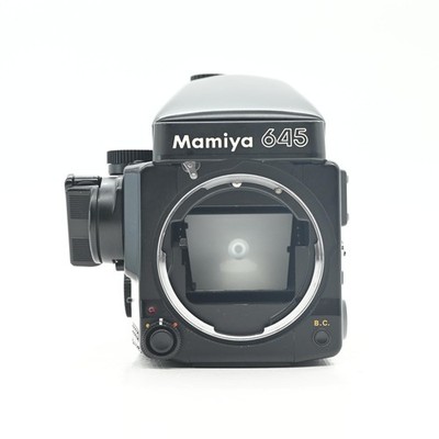 Mamiya 645 Super Camera Kit w/AE Prism, Crank, 120 Back M645 #593