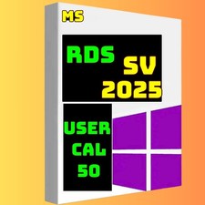 Rds cal User 50, Desktop Remote Service - for 50 Users Cals - for SV 2025 set up