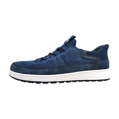 Bugatti Artic Herrenschuhe Slipper sportlicher Schnürer Blau Freizeit