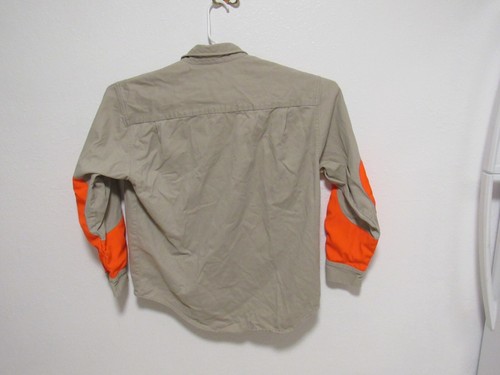 Team Realtree Long Sleeve Shirt Shooting Hunting Button Up Tan Men's size Large - Picture 5 of 5