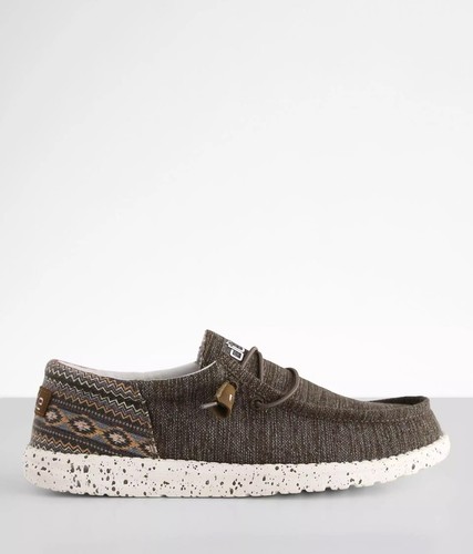 Hey Dude Wally Funk Shoe Brown Aztec | eBay