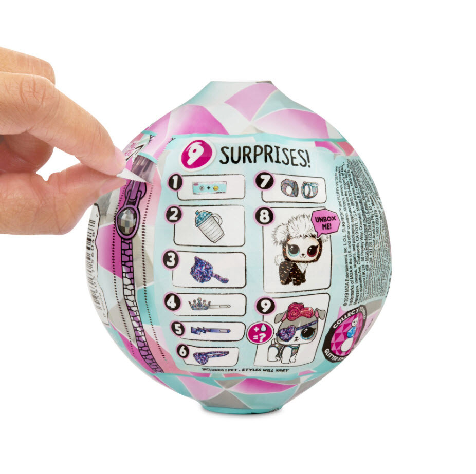 LOL Surprise! FLUFFY PETS Winter Disco Series 9 Surprises
