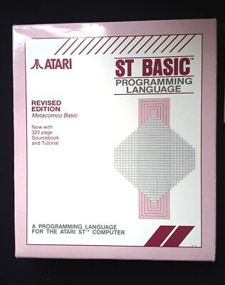 Vintage Atari St Basic - Programmiersprache
