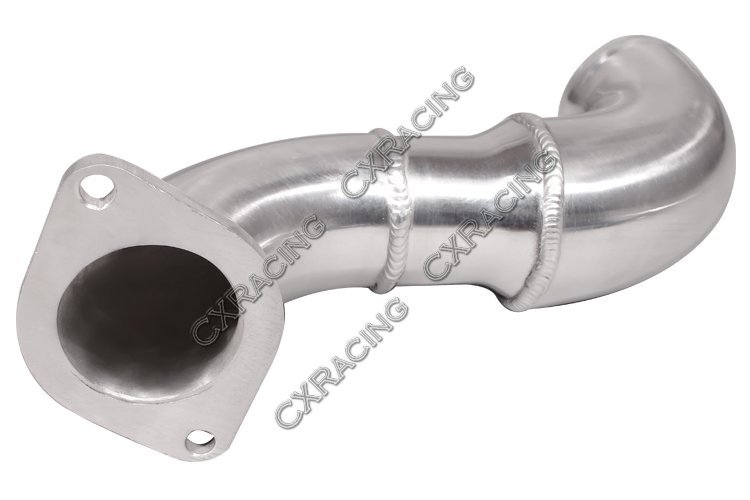 CX CAI COLD 2&period;5" Aluminum Air Intake Elbow Pipe For S13 SR20DET Stock Turbo SR20