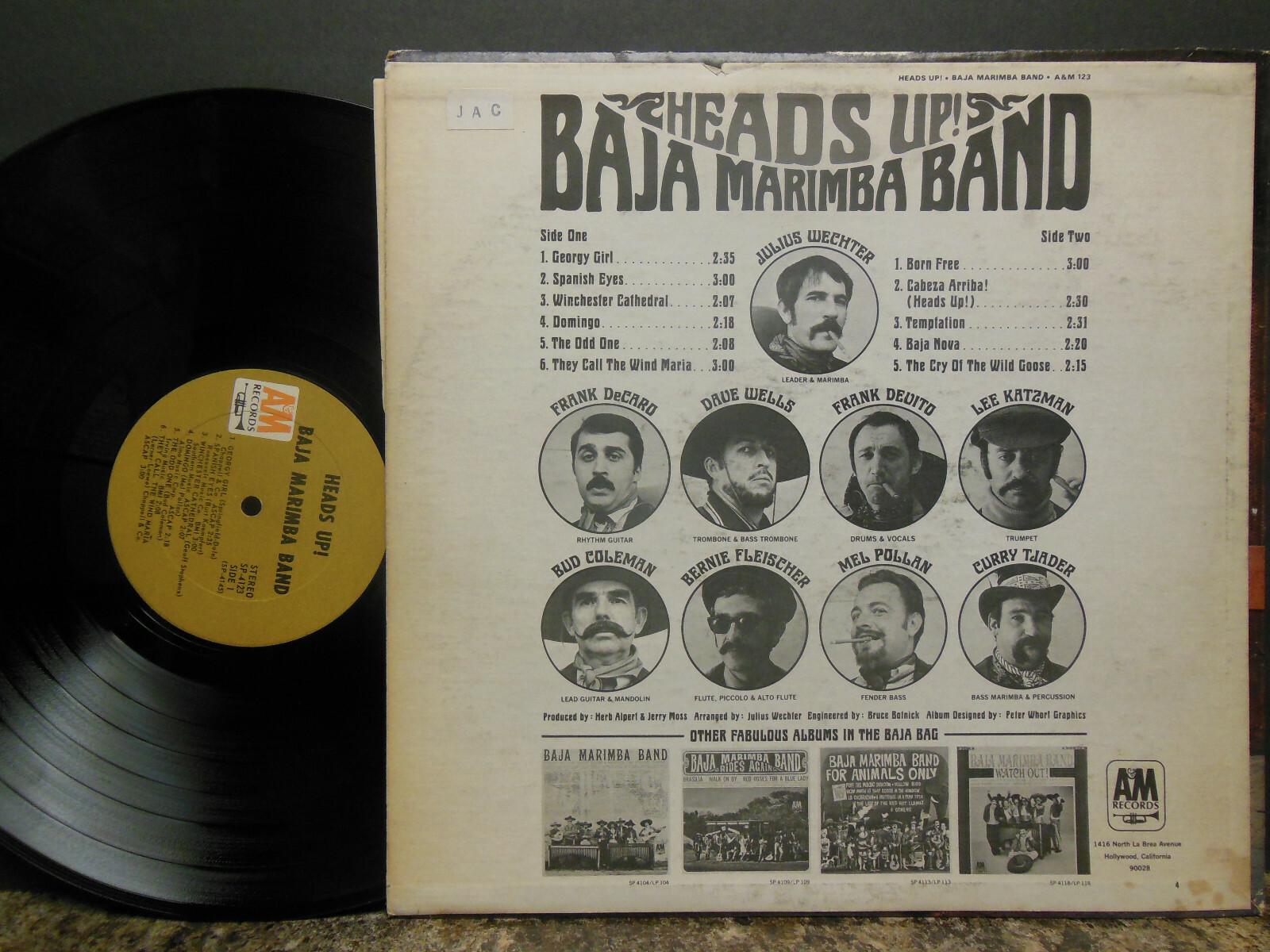 Baja Marimba Band Heads Up, LP VG+ (F) eBay