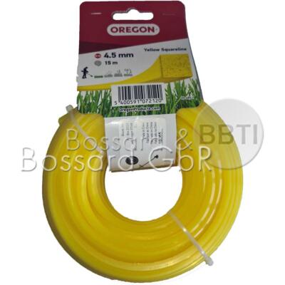OREGON Squareline gelber Mähfaden/Trimmerfaden 4,5 mm 15 m