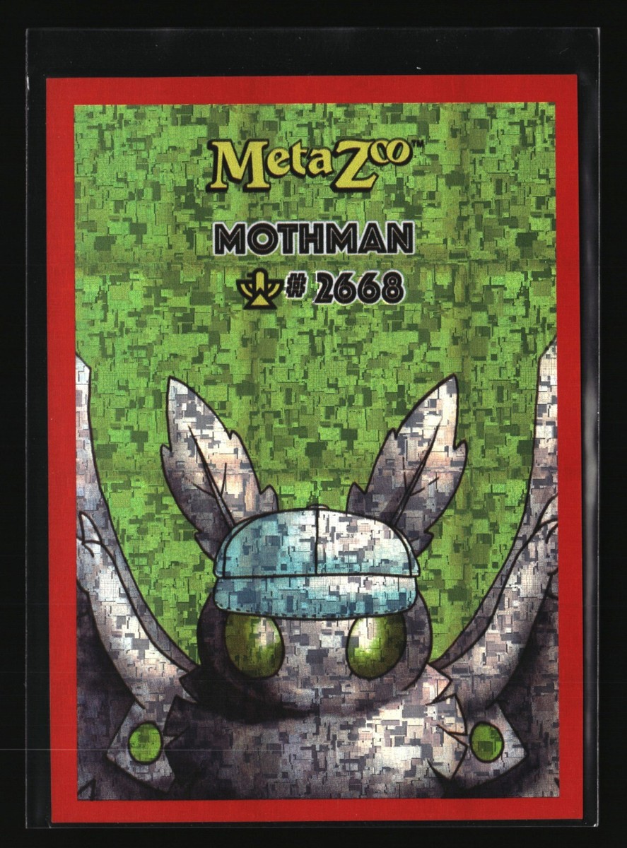 MetaZoo MOTHMAN Digital Pattern Full Holo (2023 PFP Set) NM/Near