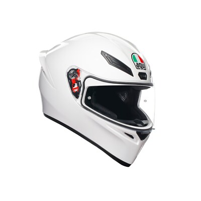 AGV K1 S Solid Weiß Integral Motorradhelm E2206 Gr. XL -