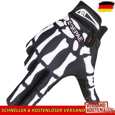 Schädel-Skelett-Handschuhe, Radfahren, Motorrad, atmungsaktiv, Fahrrad-Sport-Fäu