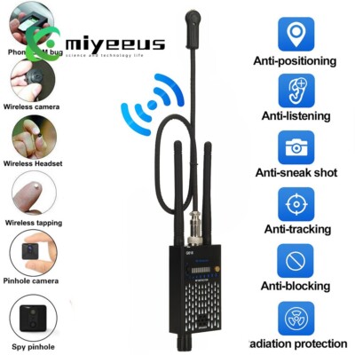 G618A RF Detector GPD Tracker Detector Spy Camera Detector Against Positioning