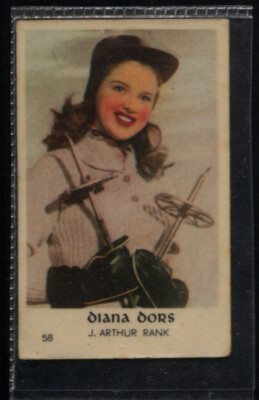 Diana Dors Vintage Dutch Movie Film Star Trading Card