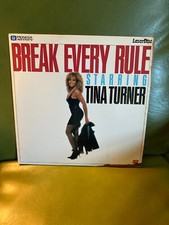 TINA TURNER - BREAK EVERY RULE LIVE LASERDISC JAPAN VG 