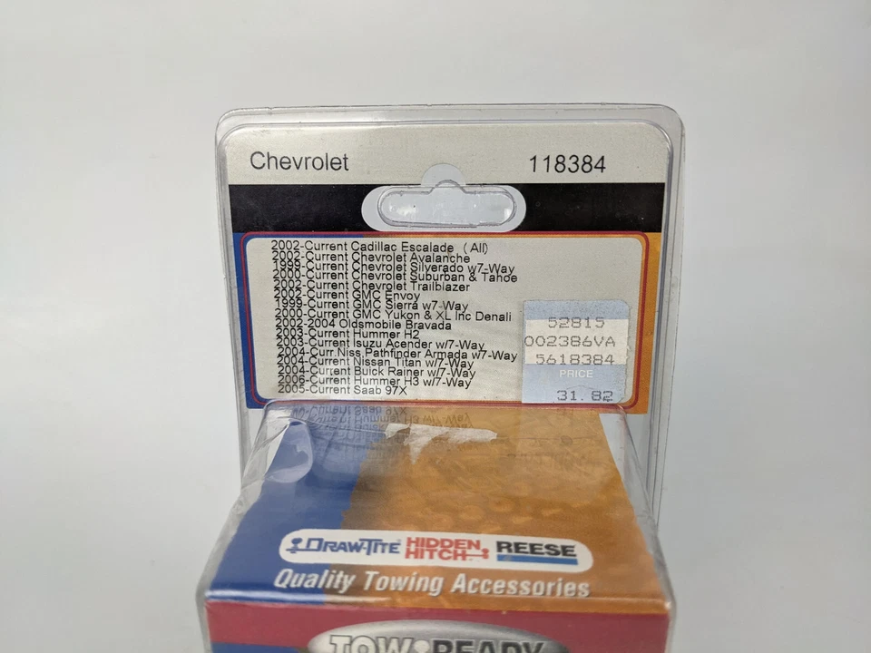 Kit de cableado de enganche de remolque T-One TowReady - 118384 7 vías para Chevy GMC Hummer Foto 2 de 4