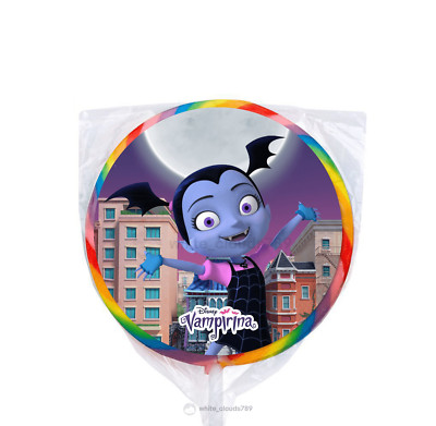 24 Disney Jr Vampirina Custom 1.67'' Sticker Labels for Bag Birthday Party Favor