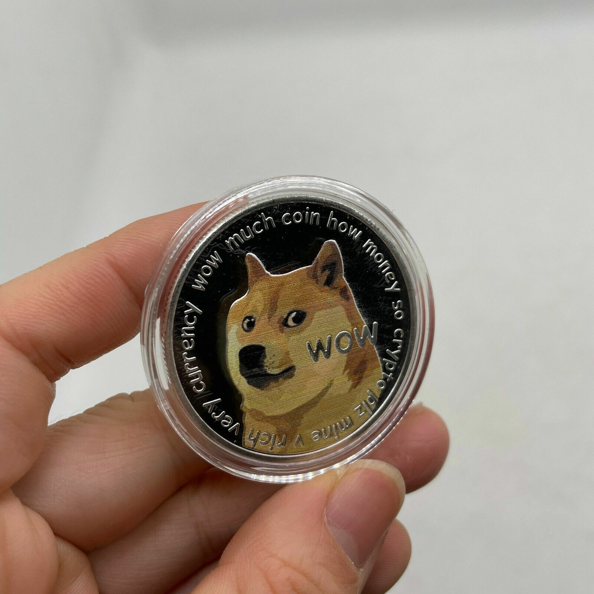 Limited Edition Crypto Collectible Dogecoin Commemorative Coin 2021 - Gold  & Silver Plated Limited Edition Collectible Set Limited Edition Doge Coins