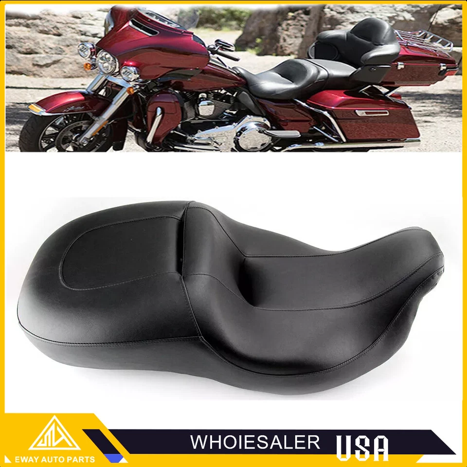 Driver & Passenger Seat For Harley Electra Glide Ultra Classic FLHTCU 2008-2020 - Изображение 4 из 4