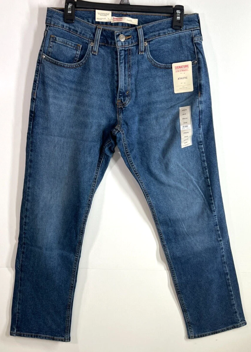 Signature levi strauss athletic jeans sales