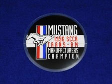 96 1996 Scca Ford Mustang Trans Am Manufactures Champion Window Decal