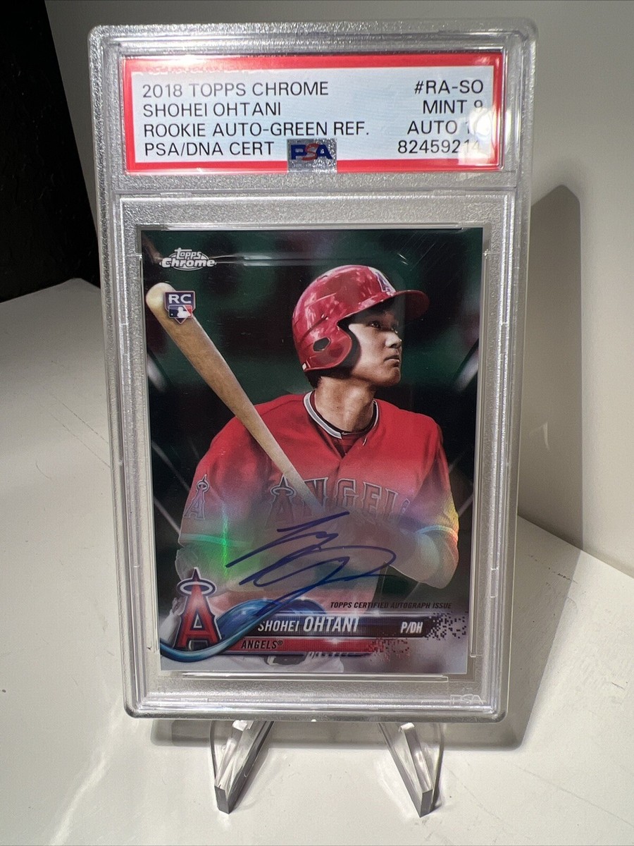 2018 Topps Chrome - Rookie Autographs Shohei Ohtani #RA-SO Green