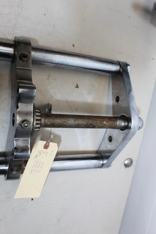 Harley Sportster 73-75 OEM cabeza de pala Ironhead FX horquilla delantera triple árbol 33 mm Foto 2 de 4