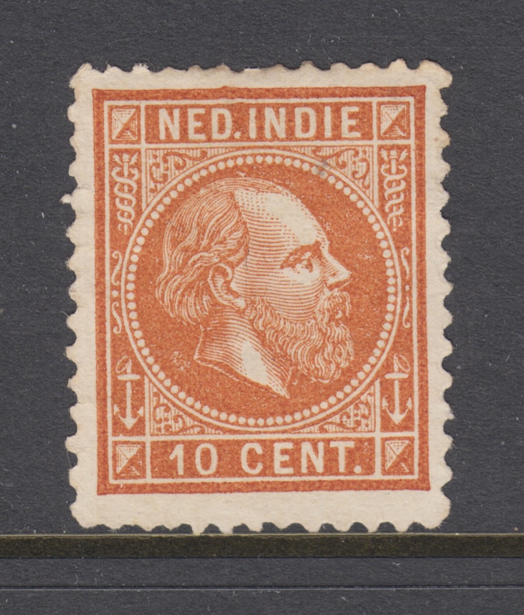 【ビンテージ】1933 The Netherland Indies豪華パンフ Netherlands Indies Sc 9 MNG. 1870 10c orange brown King, fresh