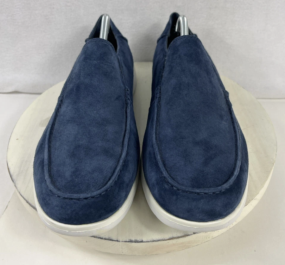 Zapatillas UGG Australia Colston 1009927 Azul Para Hombre Talla 12 Sin Cordones Mocasines de Gamuza Foto 2 de 4