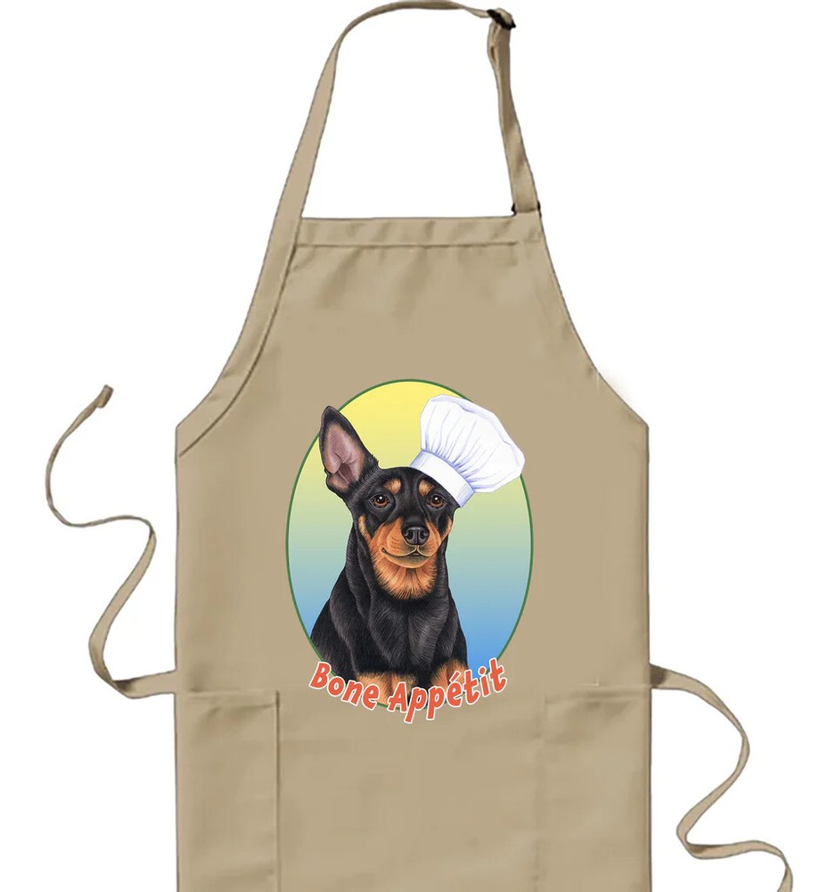 Miniature Pinscher Dog Lover's Cooking Apron