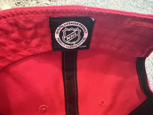 ‘47 Brand Chicago Blackhawks NHL Hockey Clean Up Adjustable Red Hat NEW - Picture 14 of 15