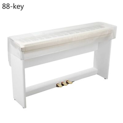 61/76/88 Keys Transparent Frosted Piano Cover Digital Piano keyboard Dust Cover