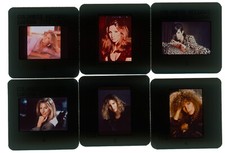 BARBRA STREISAND set of six 35mm color slides 1967 to 1988 Columbia Records