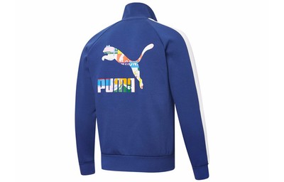 PUMA Casual Sports Stand Collar Knit Jacket