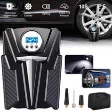 LCD Car Tire Inflator Car Air Pump Compressor Electric Portable Auto 12V 150 PSI
