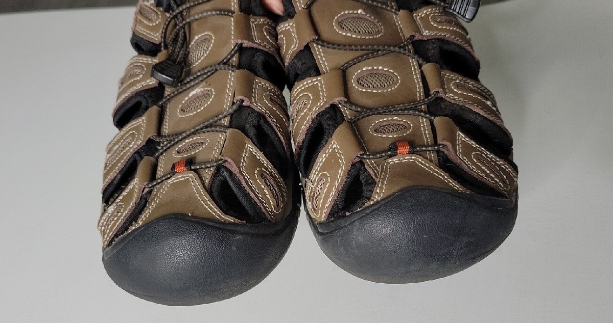 Eddie Bauer Tommy Leather Closed Sandals Mens Sz. 13 Hiking 