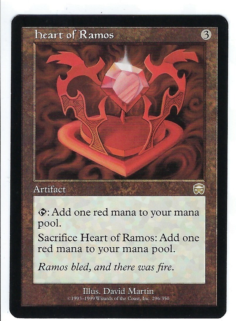 Heart of Ramos MTG Mercadian Masques NM Magic The Gathering