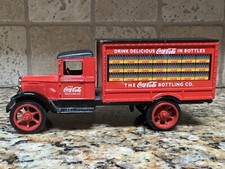 Vintage COCA-COLA ERTL DIE-CAST METAL DELIVERY TRUCK BANK 1993