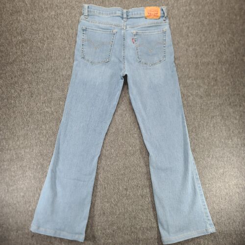 Levi's 726 Flare Jeans, Light Wash, Stretch, Adjustable Waist, XL 14/16 Girls - Picture 7 of 12