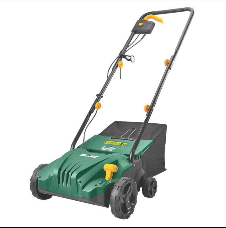 1500W 2 IN 1 GARDEN LAWN SCARIFIER & RAKE SCREWFIX ELECTRIC LIGHTWEIGHT
