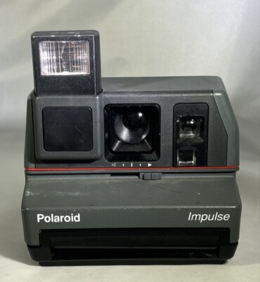 Polaroid Impulse  Plus Instant Film Camera Vintage 80 s Flash Untested Dirty