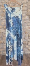 Tie-Dye Dress,Karen Kane, L, Blue & White