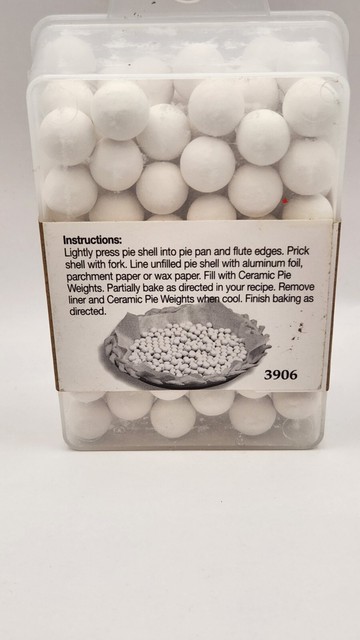 Norpro 3293 Ceramic Pie Weights - Reusable Baking Weights For Perfect Pie Crusts