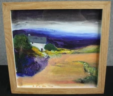 Ian Laurie - Original Acrylic Painting - Cottage in a Rural Landscape. Cornwall.