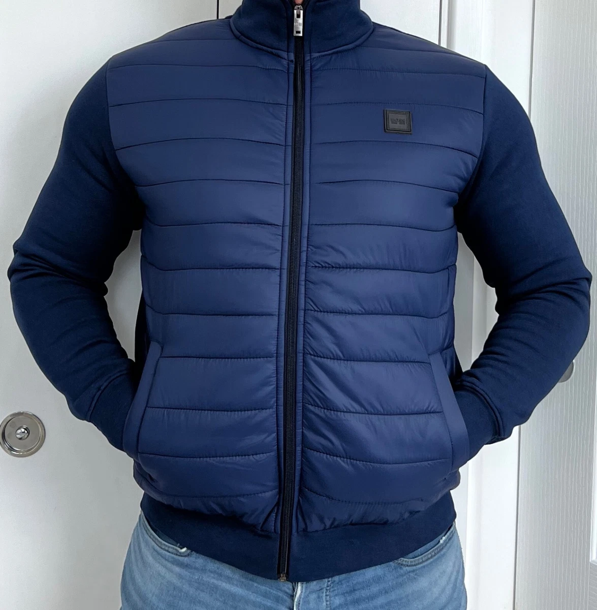 New Hugo Boss Men s Jacket Fleece Sweater Sizes S M L XL