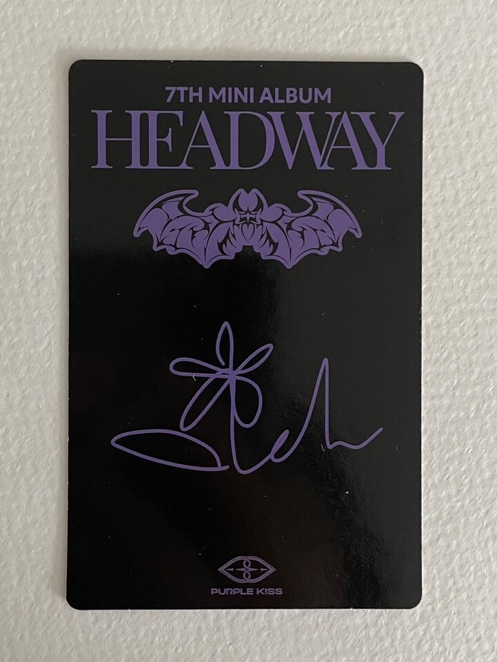 PURPLE KISS 7th Mini Album [HEADWAY] Official Photocard | eBay