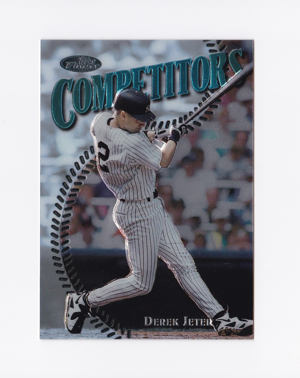 1997 Finest Embossed #310 Derek Jeter New York Yankees