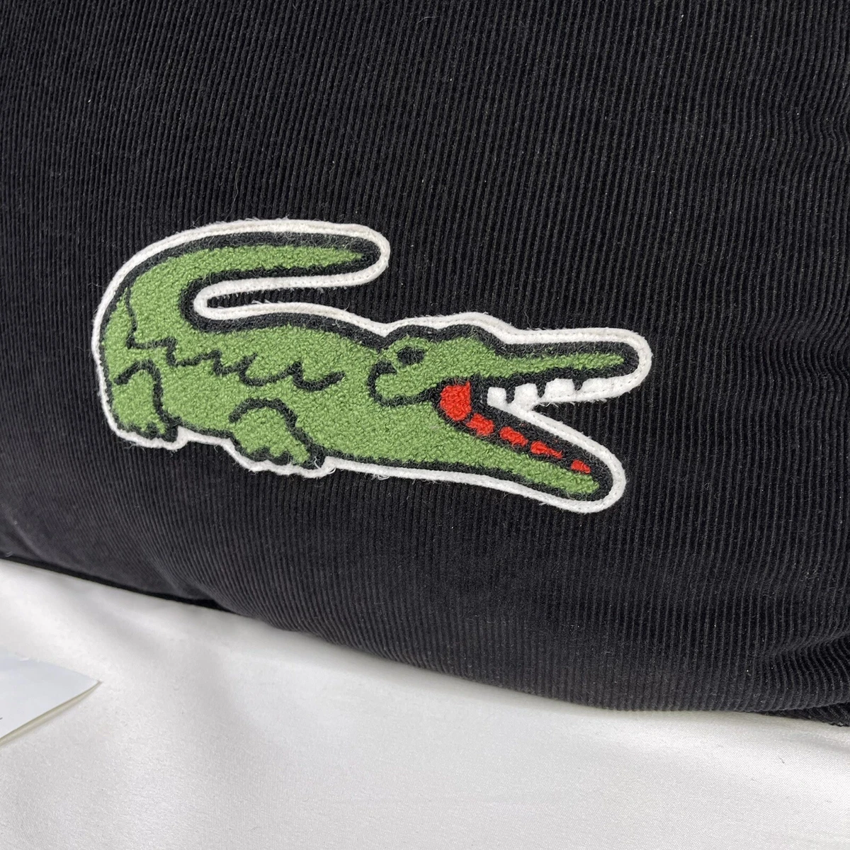 Gammeldags Umeki camouflage Authentic Lacoste Alligator Embroidered Pinwale Corduroy Oversize Preppy  Pillow | eBay