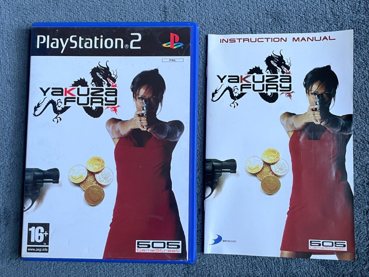 Yakuza Fury complet sur Playstation 2 PS2 - FR cd TTBE