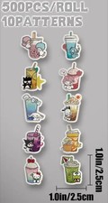 500 pcs Sticker Roll Sanrio Assort Boba Kitty Melody Kuromi Pochacco Star More