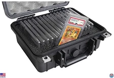 Case Club 31-16 Graded Card Collector Case - Holds 16+ Slabs & 536 Loose Cards