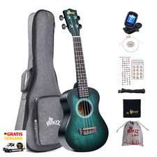 23 Zoll Ukulele Konzert Anfänger Set mit Tas...