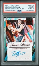 2024 PANINI COURT KINGS BRUSH STROKES AUTO DONOVAN CLINGAN RC /75 PSA 9 AUTO 10